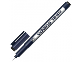Ручка капиллярная (линер) EDDING DRAWLINER 1880, ЧЕРНАЯ, толщина письма 0,05 мм, водная основа, E-1880-0.05/1