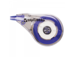 Корректирующая лента BRAUBERG, 4 мм х 8 м, в упаковке с европодвесом, 220640